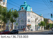 Дом Гринберга. Улица Самарская 138. Город Самара (2021 год). Редакционное фото, фотограф Владимир Макеев / Фотобанк Лори