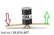 Изменение стоимости или количества нефти. Стоковая анимация, аниматор WalDeMarus / Фотобанк Лори