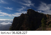 Gran Canaria, landscape of the central montainous part of the island, Las Cumbres, ie The Summits (2021 год). Стоковое фото, фотограф Tamara Kulikova / Фотобанк Лори