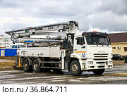 Kamaz 6520 (2021 год). Редакционное фото, фотограф Art Konovalov / Фотобанк Лори