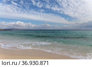 Fuerteventura, Canary Islands, beaches collectively called Grandes Playas on the edge of Nature Park Dunes of Corralejo (2021 год). Стоковое фото, фотограф Tamara Kulikova / Фотобанк Лори