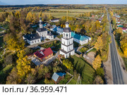Московская область, Успенский Колоцкий женский монастырь (2021 год). Редакционное фото, фотограф glokaya_kuzdra / Фотобанк Лори