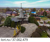 Московская область, Можайский городской округ, Источник святого Ферапонта в деревне Исавицы (2021 год). Редакционное фото, фотограф glokaya_kuzdra / Фотобанк Лори