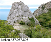 Скалы Тышлар. Каменный лабиринт (2021 год). Стоковое фото, фотограф Татьяна Т / Фотобанк Лори