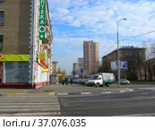 Улица Зои и Александра Космодемьянских. Войковский район. Город Москва (2012 год). Редакционное фото, фотограф lana1501 / Фотобанк Лори