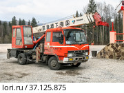 Mitsubishi Fuso Fighter (2008 год). Редакционное фото, фотограф Art Konovalov / Фотобанк Лори