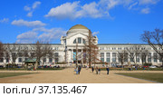 National Museum of Natural History, natural history museum administered by Smithsonian Institution, on National Mall in Washington, D.C., United States (2012 год). Редакционное фото, фотограф Валерия Попова / Фотобанк Лори