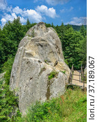 The rock complex of Tustan in Ukraine (2021 год). Стоковое фото, фотограф Sergii Zarev / Фотобанк Лори