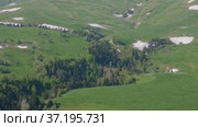 Северный Кавказ. Кавказский природный заповедник. Плато Лаго-Наки весной. North Caucasus. Caucasian nature reserve. Lago-Naki Plateau in spring. (2021 год). Редакционное видео, видеограф Евгений Романов / Фотобанк Лори