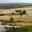 Rural landscape with a village on the banks of a pond and fields. Russia, Orenburg region, farm Arapovka. Стоковое фото, фотограф Вадим Орлов / Фотобанк Лори
