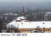 Лютеранская церковь Воскресения Христова (Церковь Ингрии) в Пушкине. Санкт-Петербург (2021 год). Редакционное фото, фотограф Румянцева Наталия / Фотобанк Лори