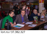Жюри на конкурсе красоты. The jury at the beauty contest. (2021 год). Редакционное фото, фотограф Мария / Фотобанк Лори