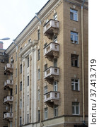 Балконы в жилом доме (2021 год). Стоковое фото, фотограф EgleKa / Фотобанк Лори