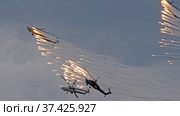 KUBINKA, RUSSIA - May, 15, 2021: attack helicopters Mil Mi-28, STRIZHI Aerobatic Team 30TH Anniversary Event. Стоковое фото, фотограф Фотограф / Фотобанк Лори