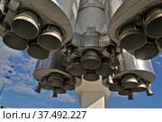 Сопла ракеты-носителя "Восток" (2020 год). Редакционное фото, фотограф Лариса Вишневская / Фотобанк Лори