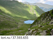Озеро Кынгыр-Чад, Красный Карачай, КЧР. Стоковое фото, фотограф Оглоблин Андрей Николаевич / Фотобанк Лори