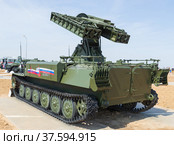 Противовоздушная оборона. Зенитный ракетный пушечный комплекс Стрела-10М3 (2021 год). Редакционное фото, фотограф Андрей Цыганков / Фотобанк Лори