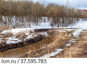 Муринский ручей. Муринский Парк. Санкт-Петербург (2022 год). Стоковое фото, фотограф Сергей Афанасьев / Фотобанк Лори