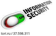 Enabling and disabling information security option. Стоковая анимация, аниматор WalDeMarus / Фотобанк Лори