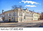 Усадьба Е.Д.Свешниковой, Новокузнецкая улица,  Москва (2022 год). Редакционное фото, фотограф Baturina Yuliya / Фотобанк Лори