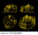 SPM buoy. 3d-rendering. Редакционная иллюстрация, иллюстратор Наталья Лагуткина / Фотобанк Лори