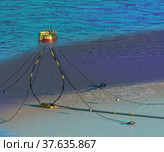 SPM buoy. 3d-rendering. Редакционная иллюстрация, иллюстратор Наталья Лагуткина / Фотобанк Лори