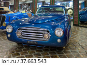 Ретро автомобиль Delahaye 135 МS Chia крупным планом. Музей ретро техники Вадима Задорожного (2020 год). Редакционное фото, фотограф Виктор Карасев / Фотобанк Лори