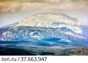 Mount Yamantau, the highest peak of the South Urals Bashkortostan Russia. Стоковое фото, фотограф Акиньшин Владимир / Фотобанк Лори