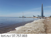Парк имени 300-летия Санкт-Петербурга в Приморском районе весной (2022 год). Редакционное фото, фотограф Анна Зеленская / Фотобанк Лори