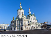 Church of the Savior. Church of the Savior of the Holy Face in the city of Tyumen. Редакционное фото, фотограф Евгений Ткачёв / Фотобанк Лори