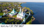 Спасо-Яковлевский Димитриев монастырь (2022 год). Стоковое видео, видеограф Julia Shepeleva / Фотобанк Лори