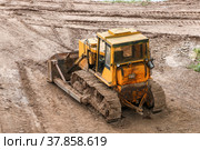 Bulldozer B-10M (2020 год). Редакционное фото, фотограф Art Konovalov / Фотобанк Лори