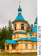 Orthodox Church (Gethsemane Skete) on Valaam Island - Karelia Russia (2020 год). Стоковое фото, фотограф Константин Лабунский / Фотобанк Лори