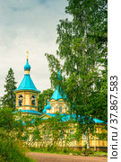 Orthodox Church (Gethsemane Skete) on Valaam Island - Karelia Russia (2020 год). Стоковое фото, фотограф Константин Лабунский / Фотобанк Лори