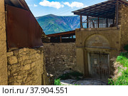 Street in Chokh, an ancient mountain village in Dagestan. Стоковое фото, фотограф Евгений Харитонов / Фотобанк Лори