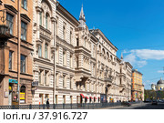 Дом Косиковского - Доходный дом А. М. Тупикова. Санкт-Петербург (2019 год). Редакционное фото, фотограф Александр Щепин / Фотобанк Лори