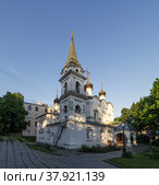 Церковь Владимира Равноапостольного в Старых Садех. Москва (2022 год). Стоковое фото, фотограф Юрий Кирсанов / Фотобанк Лори