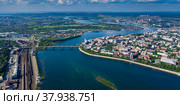 irkutsk city view panorama angara. Стоковое фото, фотограф Mark Agnor / Фотобанк Лори