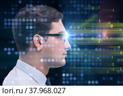 The cognitive computing and machine learning concept. Стоковое фото, фотограф Elnur / Фотобанк Лори