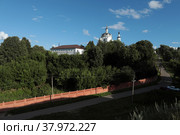 Николаевский Черноостровский монастырь в Малоярославеце (2022 год). Редакционное фото, фотограф Дмитрий Неумоин / Фотобанк Лори