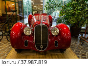Alfa-Romeo 8C 2900B, years of production 1937-1939 year in Italy. The Museum of Technology of Vadim Zadorozhny. Moscow Region, Russia (2020 год). Редакционное фото, фотограф Наталья Волкова / Фотобанк Лори