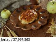 Russian pies Pirog piroshki. Стоковое фото, фотограф Александр Fanfo / Фотобанк Лори