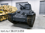 Czechoslovak light tank CKD LT vz. 38 (2021 год). Редакционное фото, фотограф Art Konovalov / Фотобанк Лори