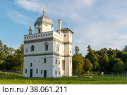 Скит патриарха Никона. Истра, Московская область (2022 год). Стоковое фото, фотограф Александр Щепин / Фотобанк Лори