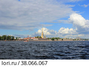 Петропавловская крепость в Санкт-Петербуге. Россия. (2022 год). Стоковое фото, фотограф Екатерина Ворончихина / Фотобанк Лори