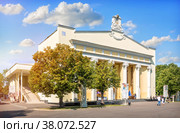 Павильон 10 "Молдова", ВДНХ, Москва (2022 год). Стоковое фото, фотограф Baturina Yuliya / Фотобанк Лори