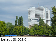 Дом Советов (Калининград) (2022 год). Стоковое фото, фотограф Yuriy  Barbaruk / Фотобанк Лори