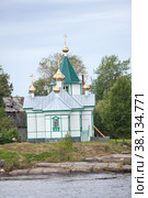 И Германа Соловецких на острове Сорока в городе Беломорск, республика Карелия (2022 год). Редакционное фото, фотограф Кекяляйнен Андрей / Фотобанк Лори