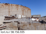 Exterior of Abandoned Crimean Atomic Energy Station (2020 год). Стоковое фото, фотограф EugeneSergeev / Фотобанк Лори