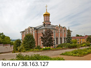 Собор Успения Пресвятой Богородицы. Свято-Иоанно-Богословский монастырь. Село Пощупово. Рыбновский район. Рязанская область (2022 год). Стоковое фото, фотограф Сергей Афанасьев / Фотобанк Лори